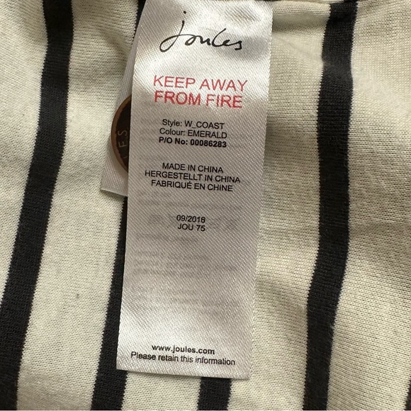 Joules Mariners Grade Ladies Waterproof Jacket Sz 6 - Picture 7 of 13